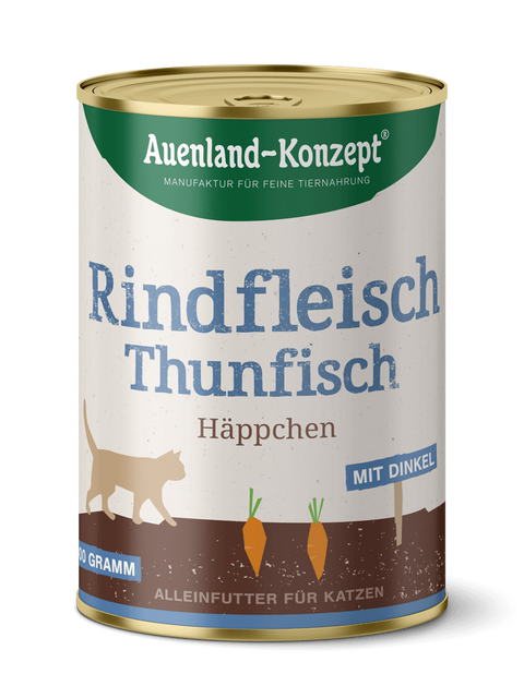 Nassfutter Katze Rind-Thunfisch Alex Manufaktur